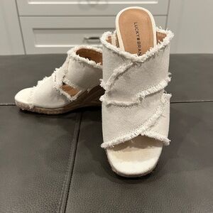 Lucky Brand Wedge Slides